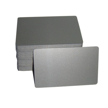 Colour Silver Card Metalic Gold & Silver PVC Card